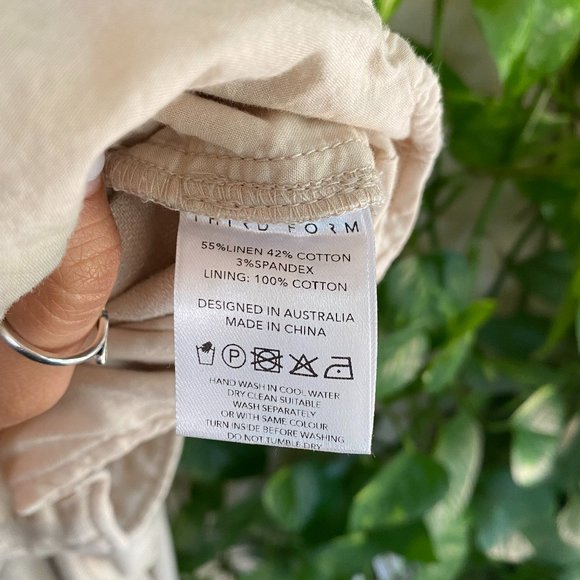 Third Form Workers Linen Blend Jumpsuit Small - Picture 7 of 7